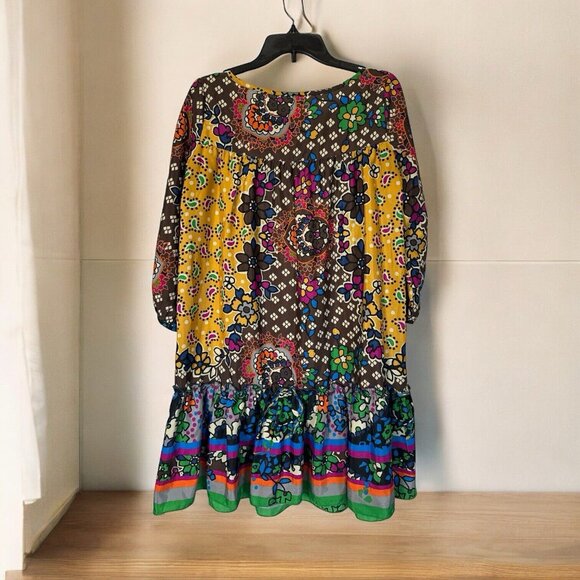 Anthropologie Uncle Frank Dress Womens Size XS Casual Boho Artsy Funky Hippie - Picture 6 of 7